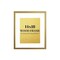 14x18 Gold picture frame mated 11x14 photo 14x18 frame